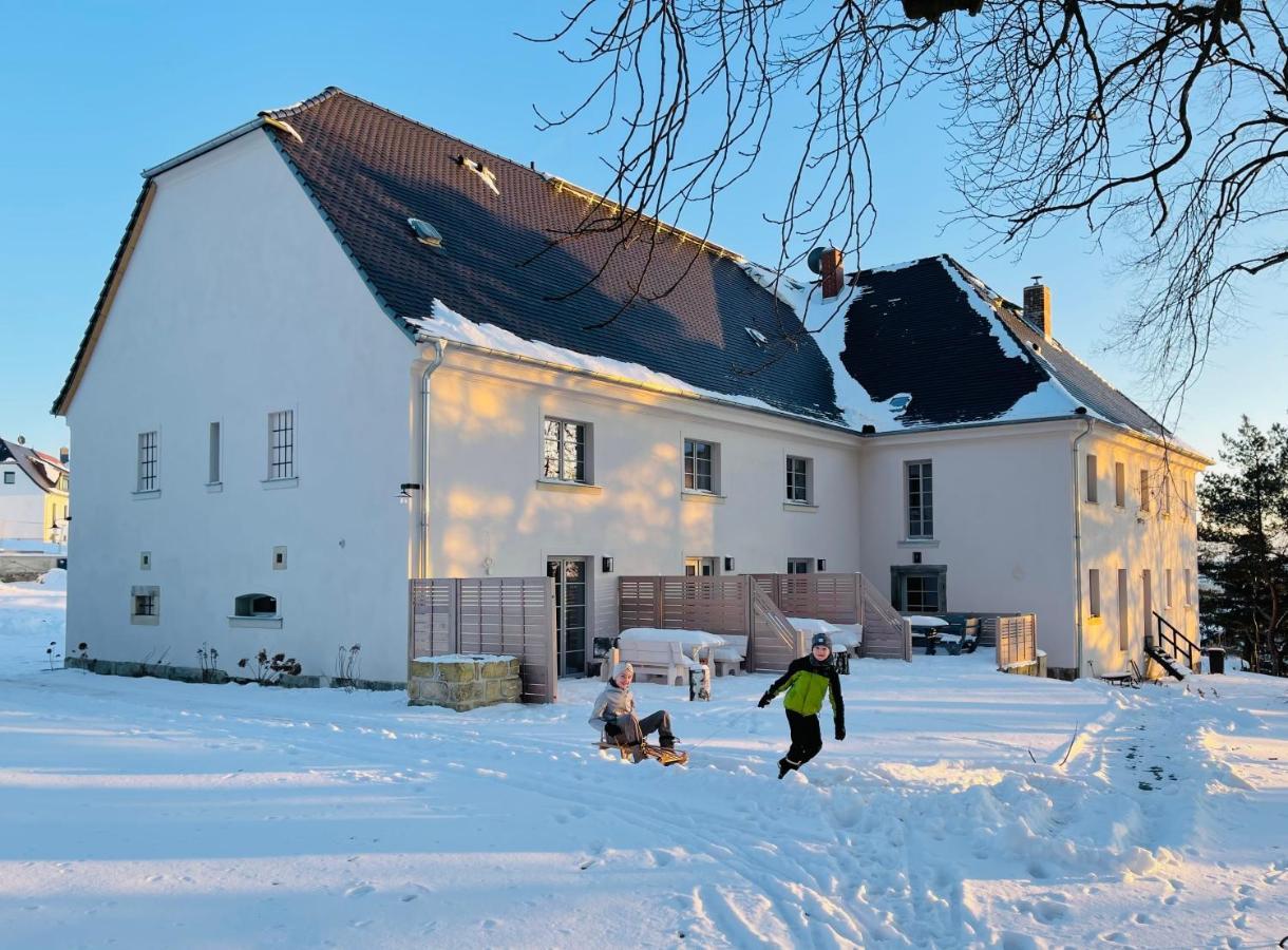 Mittelherwigsdorf Farmhouse Eckartsberg Im Zittauer Gebirge - Ferienwohnung Mit 2 Schlafzimmern, Terrasse Und Wallbox מראה חיצוני תמונה